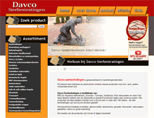 Tablet Screenshot of davco.nl
